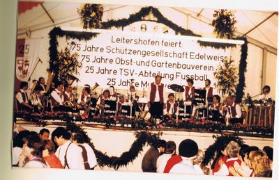 25 Jahre Musikverein wurden auch gerne gefeiert